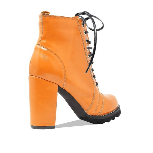 WOMEN'S CHUNKY HEELED BOOTIE - Picture 3 of 4